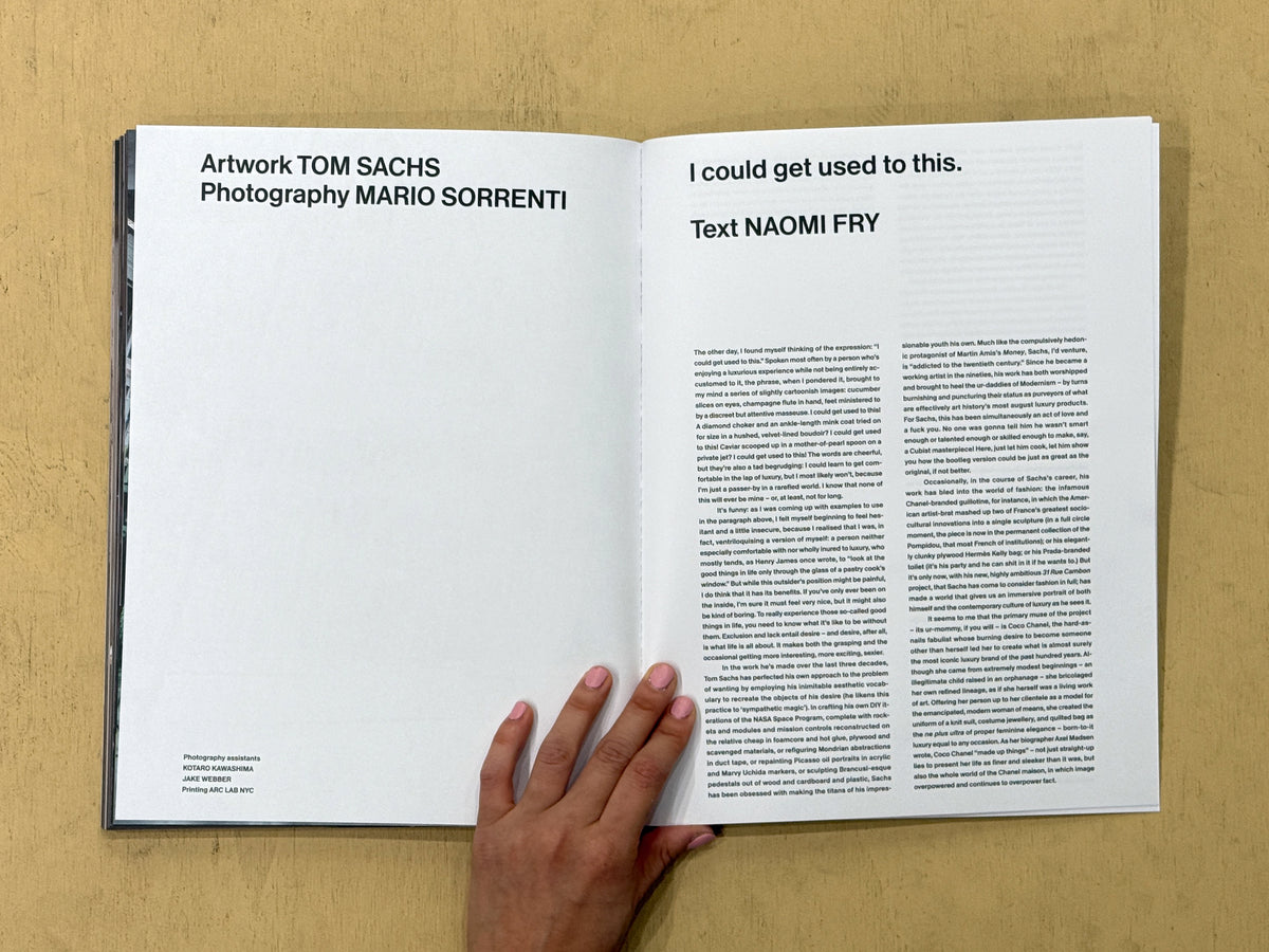 Tom Sachs “31 Rue Cambon“ Prototype Zine