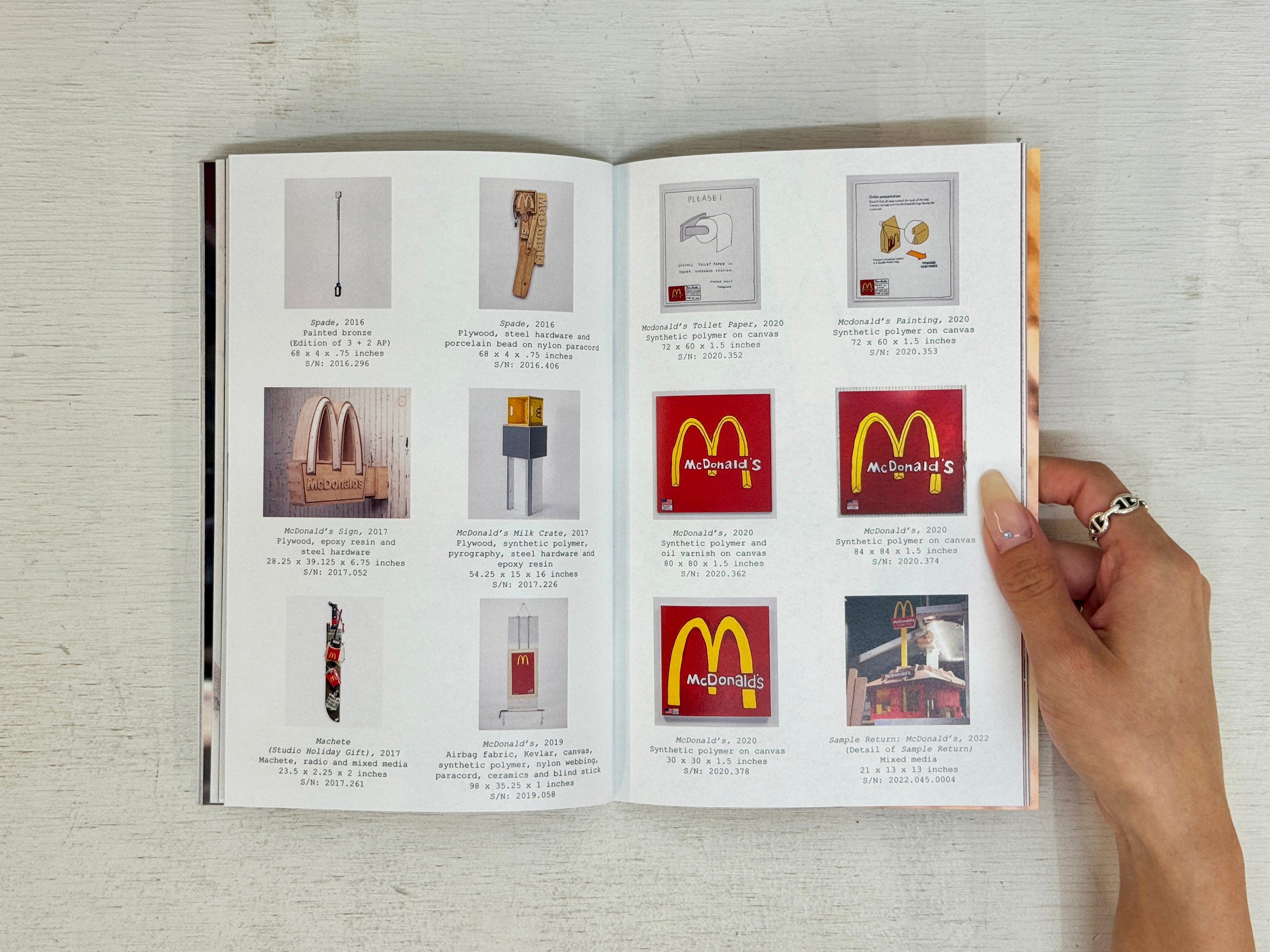 Tom Sachs: McDonald's Catalogue Raisonné – Tom Sachs Store