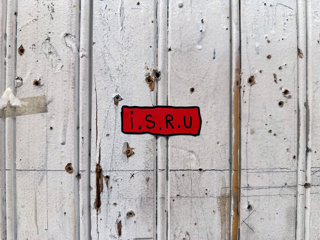 i.s.r.u Sticker