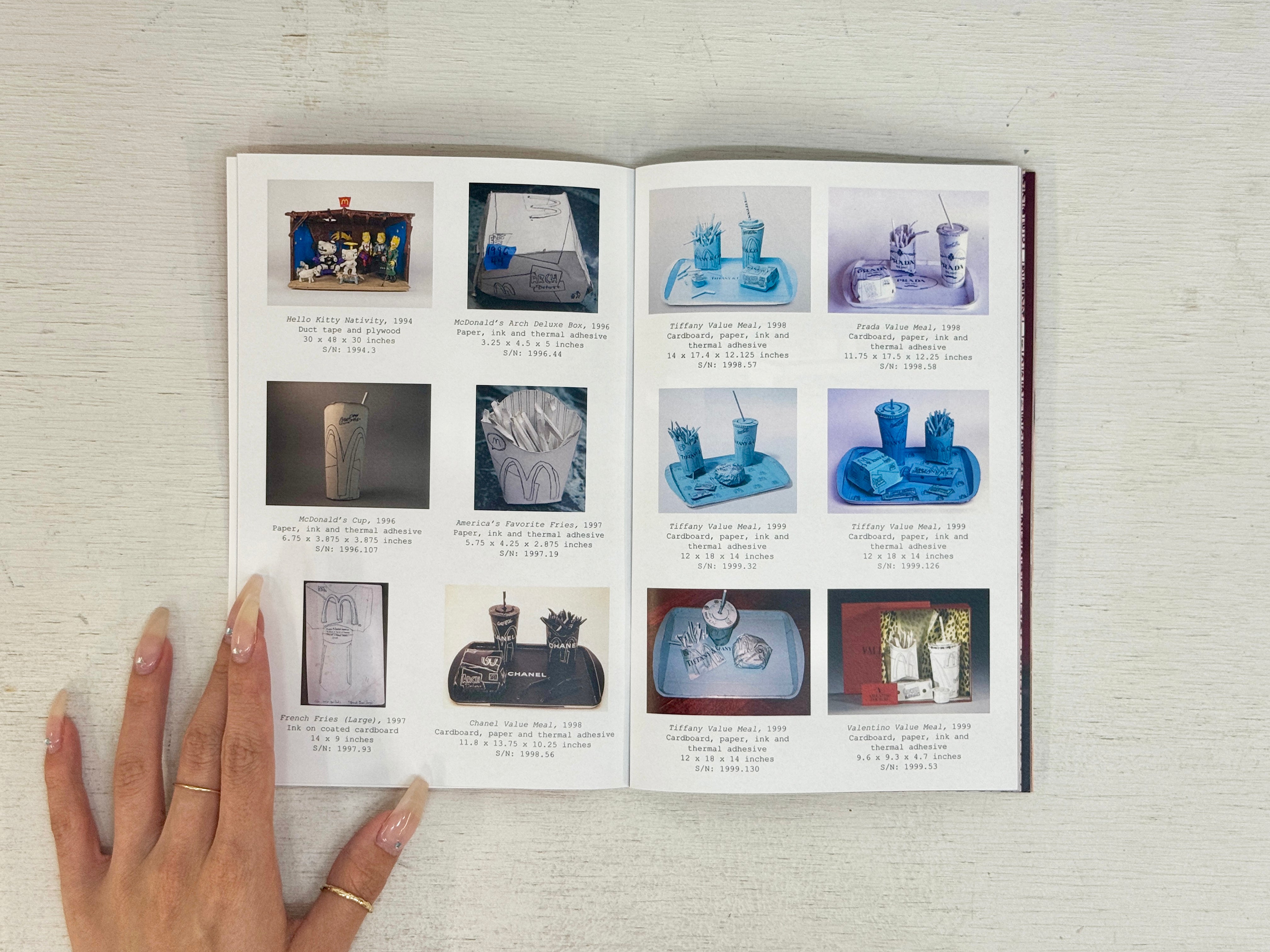 Tom Sachs: McDonald's Catalogue Raisonné – Tom Sachs Store