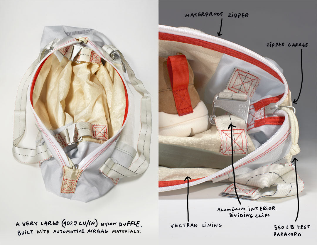 NikeCraft: Airbag Bag – Tom Sachs Store