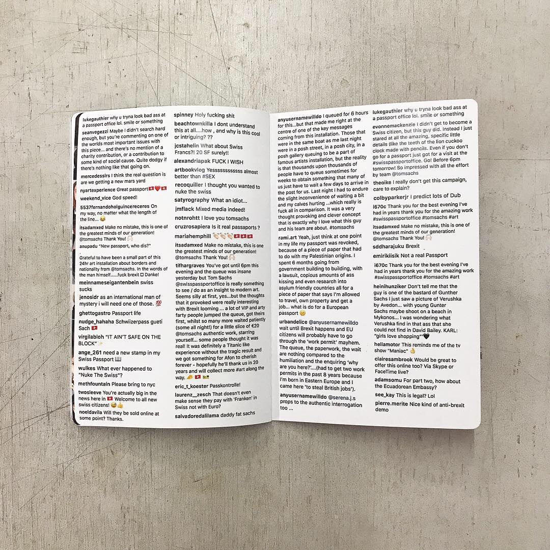 Swiss Passport Office Zine