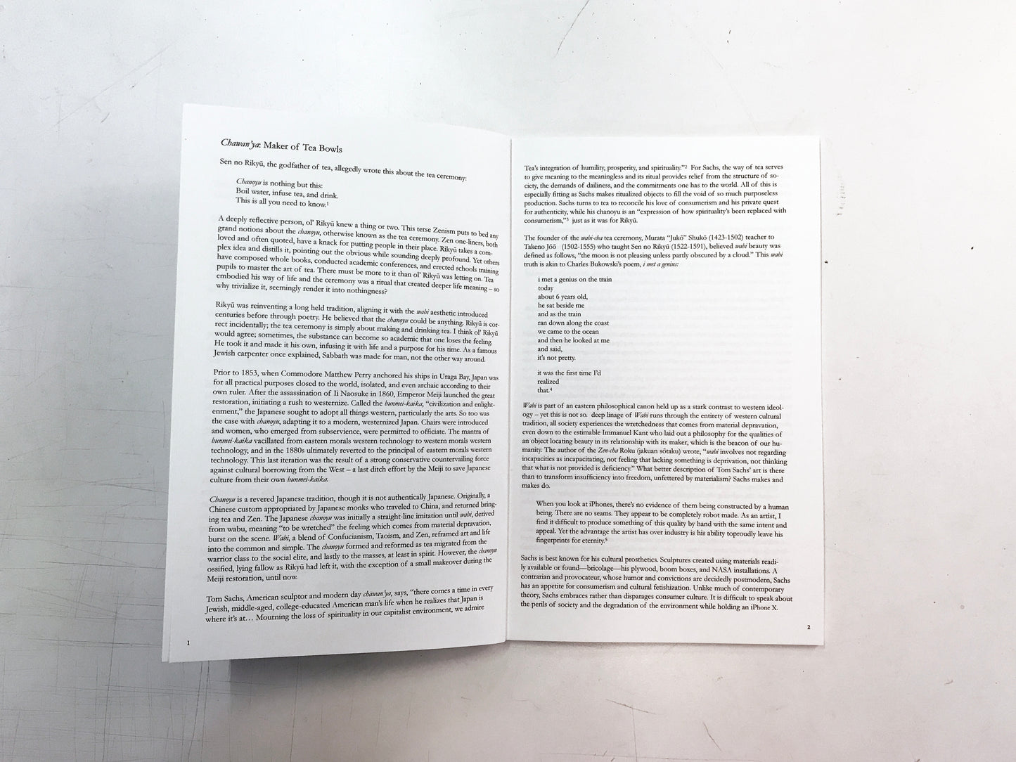 Chawan Zine
