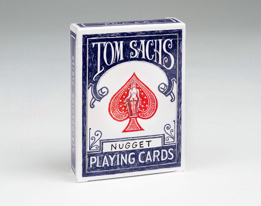 限定666個 Tom Sachs Nugget Playing Cards Nugget Playing Cards (Blue Edition) – Tom Sachs Store