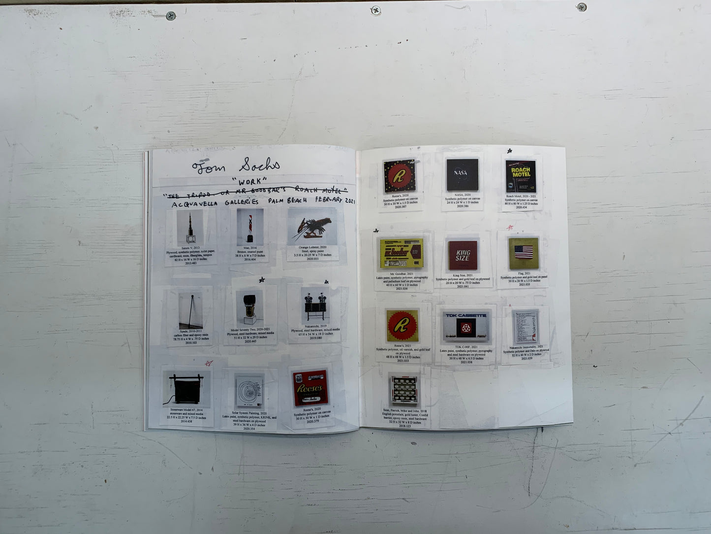 Tom Sachs: Work Catalogue