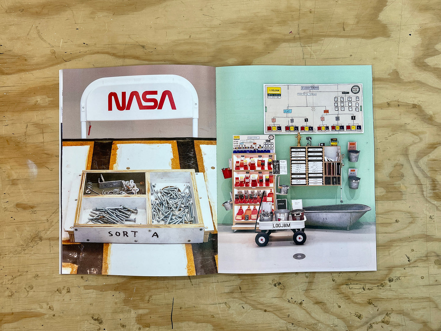 Tom Sachs: Boombox Retrospective/ Space Program: Indoctrination Double Sided Catalogue