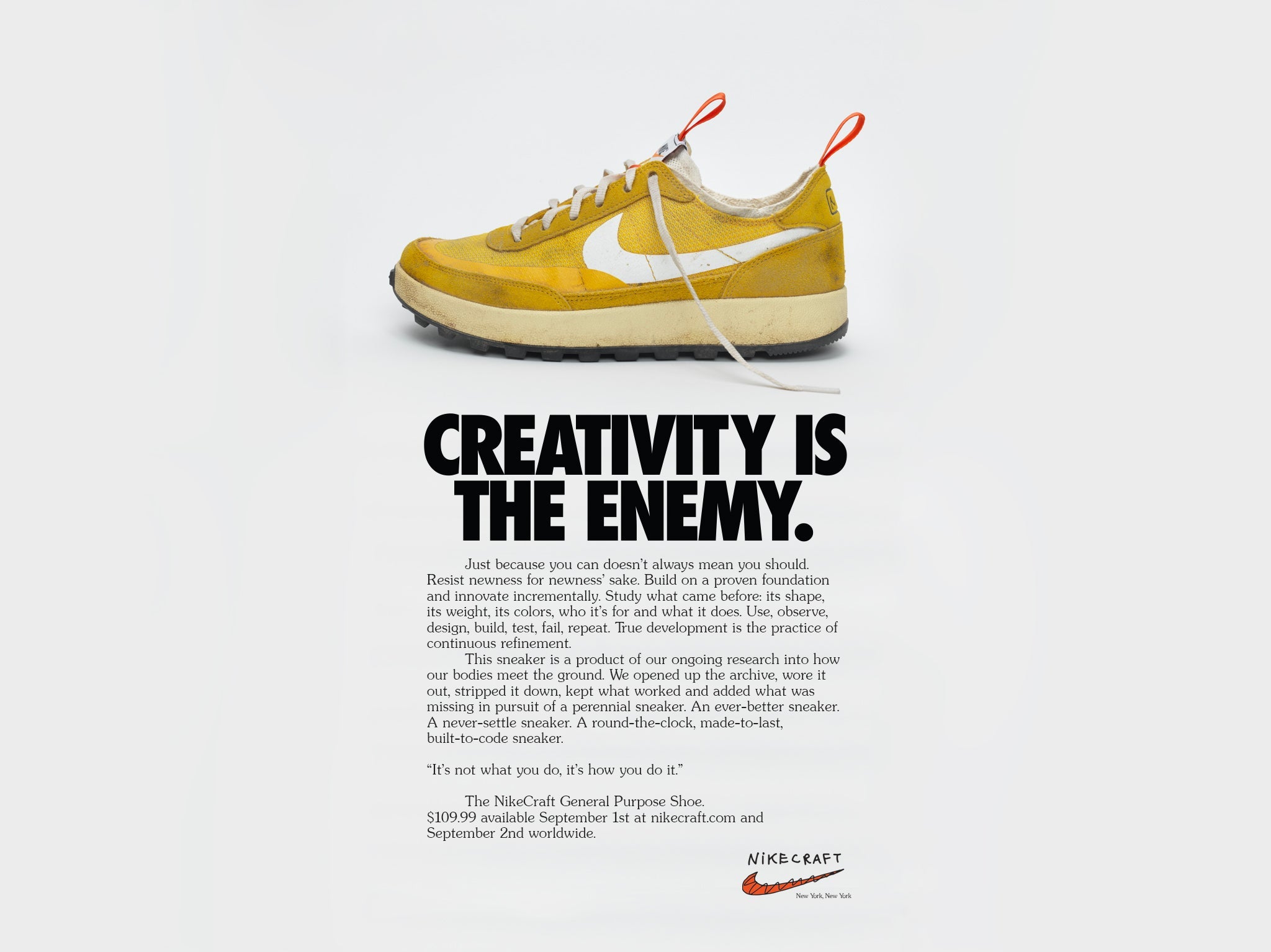 NikeCraft: General Purpose Shoe (Archive) – Tom Sachs Store