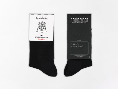 Space Program Socks (Black)